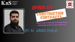 quotMastering IFRS 15 Revenue Recognition in Construction Contracts Part 2quot by M Junaid Khalid [upl. by Sheila]