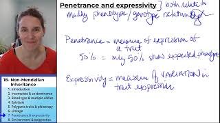 NonMendelian Inheritance 7 Penetrance and expressivity [upl. by Abramo]