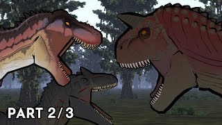 Tarbosaurus and Allosaurus vs Carnotaurus  Animation Part 23 [upl. by Odrareve486]