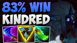 CHALLENGER 83 WIN RATE KINDRED  CHALLENGER KINDRED JUNGLE GAMEPLAY  Patch 1324 S13 [upl. by Lowe]