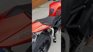 Triumph Speed Triple 1200 RS upgrades triumph speedtriple nyc [upl. by Bonnes]