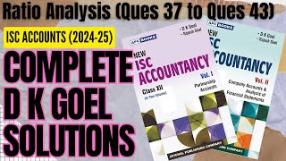 5 Crush Class 12 with DK Goel Ratio Analysis Solutions [upl. by Maureen]