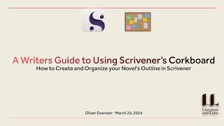 2024 Scrivener Tutorial A Writers Guide to Using Scrivener’s Corkboard Webinar [upl. by Nwahsal]