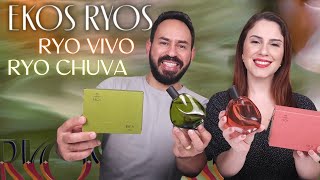 NATURA EKOS RYO CHUVA RYO VIVO  LANÇAMENTO NATURA LINHA EKOS RYOS  PERFUME COMPARTILHÁVEL [upl. by Atela]