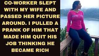 Jealous coworker slept with my wife I got my revenge by pulling a prank on him that got him fired [upl. by Lehcar]