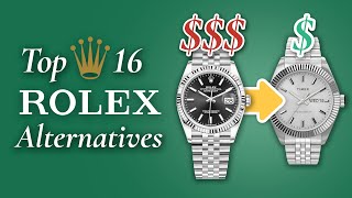 Top 16 Rolex Alternatives  Less Expensive Just as Stylish [upl. by Mcclary826]