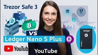 Trezor Safe 3 vs Ledger Nano S Plus Best Crypto Wallet for 2024 [upl. by Gader]