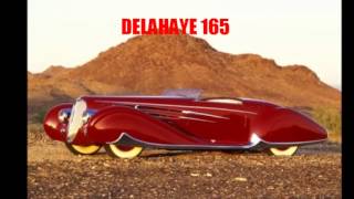 Supercar art deco cars of the 30s amp 40s Delahaye DelageBugatti DuesenbergCord etc [upl. by Nedry]