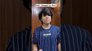 Sangati ka Asar is Real😂  krishnakakran shorts shortfeed comedyvideo funny relatable [upl. by Labinnah335]