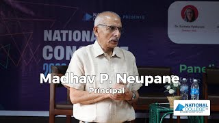 Madhav P Neupane Principal National College during NATIONALCONCLAVE 2023 NationalCollege [upl. by Donela]