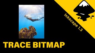 Tracing the Bitmap of a Cropped Image in Inkscape [upl. by Helbon358]