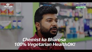 24 Hour Active Energy  Pharmacists Try 100 Vegetarian HealthOK Multivitamin Tablets  Lucknow [upl. by Nashner230]