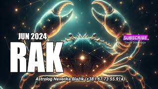 RAK  HOROSKOP ZA JUN 2024 horoskop rak [upl. by Iidnarb]