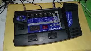 Korg Toneworks AX100G quick test [upl. by Scoles889]