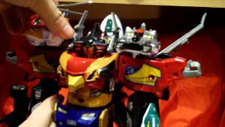 Power Rangers Rpm Skyrev Megazord Review German Deutsch [upl. by Utas]