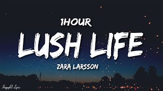 Zara Larsson  Lush Life Lyrics 1HOUR [upl. by Hailahk]