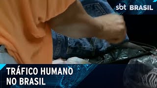 Maioria das vítimas de tráfico humano no país são homens negros  SBT Brasil 300724 [upl. by Gwenn]