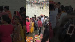 Chhath Ghat 🙏 chhath Pujaspecial song bhojpuri [upl. by Eocsor868]