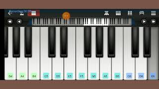 Zerfe Kebede 🛑 Song  Yene Nardos  keyboard tutorial [upl. by Aisylla]