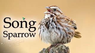 The Amazing Sound of the quotSong Sparrowquot  Sound of Birds in the Wild [upl. by Hines742]