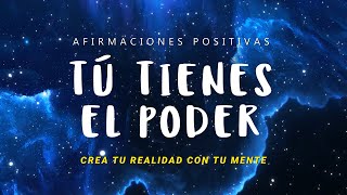 CREA TU REALIDAD de verdad Afirmaciones Positivas para Transformar tu Subconsciente y Vida 💫ATRAE [upl. by Harutak]