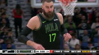 Highlights Jonas Valanciunas with 17 Points vs Utah Jazz 1242024 [upl. by Aciraa]