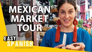 Visiting a Mexican Market in Slow Spanish  Super Easy Spanish 45 [upl. by Dreddy580]