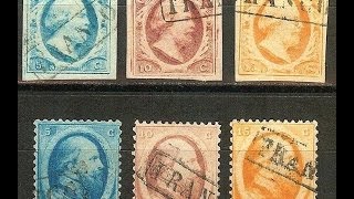 The first 101 stamps issued in the Netherlands [upl. by Neelat]