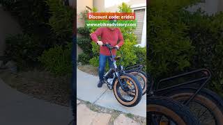 Luckeep X1 Pro Folding Dual Batteries Electric Bike ebike [upl. by Aicinoid]