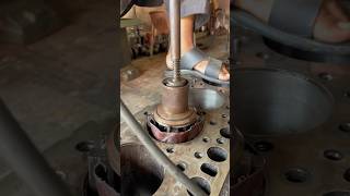 Cylinder sleeve polish amazing process new trendingshorts viralvideo mechanic workshop [upl. by Antonio]