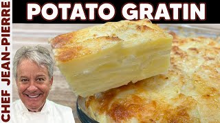 Potato Au Gratin without a Mandoline  Chef JeanPierre [upl. by Nealah]