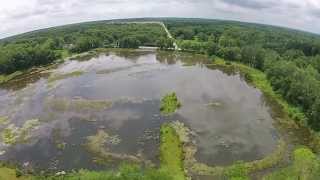 Lampson Reservoir Jefferson Ohio DJI Phantom Vision 2 [upl. by Ambrogio]