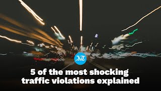 UAE 2023 5 of the most shocking traffic violations and fines on UAE roads  Police issue advisory [upl. by Notlem]