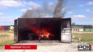 POK hand nozzle Optimal flashover training [upl. by Atteynot]