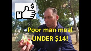 Poor Man Meal Under 14 food foodreview cooking easycooking [upl. by Rosenblatt]