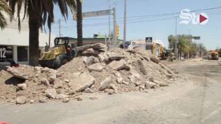 Obras del Metrobús generan caos vial en Torreón [upl. by Rame]