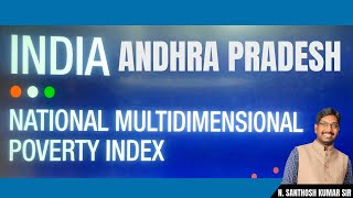 National Multidimensional Poverty Index  Amaravathi Online  Santhosh sir [upl. by Ruddie]