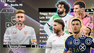 eFootball Pes 2024 PSP New Update Kits Latest Transfer January l Camera Ps5 Best Graphics [upl. by Ellen]