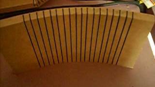 how to kerf Kerfing MDF Bending Wood [upl. by Staw979]