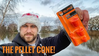 How To Use The Pellet Cone  Winter Fishing [upl. by Akinak]