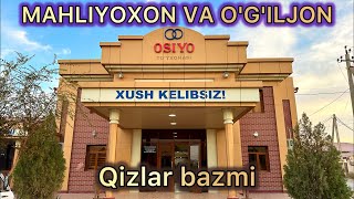 Samandarovlar sulolasiMahliyoxon va OgiljonQizlar bazmiALIXON efirda [upl. by Aihsemaj596]