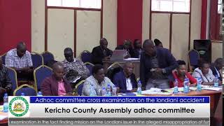 The Kericho County Assembly Adhoc Committee [upl. by Htidirem]