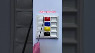 White Vscolors Satisfying color mixing⁉️ painting colormixing art trending [upl. by Nylloh]