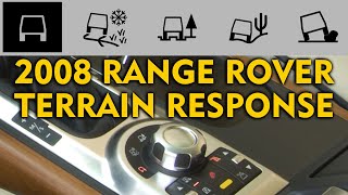 2008 Range Rover Terrain Response Controls [upl. by Jaeger]