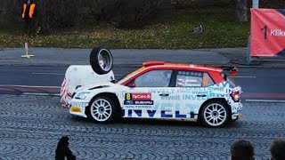 TipCars Pražský Rallysprint 2024  CRASH amp MISTAKES [upl. by Wil627]