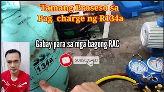 PAANO MAGKARGA NG R134A FREON SA REFRIGERATOR [upl. by Nylrac698]