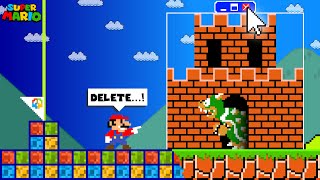 Cat Mario If Mario Touches It Anything Turn To Microsoft Windows [upl. by Nomyaw]