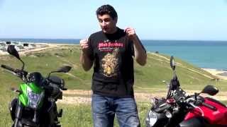 Yamaha MT07 vs Kawasaki ER6NNinja 650r Review [upl. by Kacy]