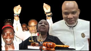 BREAKING Justic Binta Nyako Collapse As Chief Judge Sends Nnamdi Kanu’s Case File Back To Her [upl. by Anadal554]