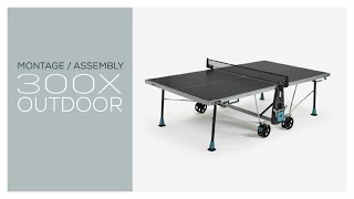 How to Assemble Your Cornilleau 300X Outdoor Table Tennis Table  Aussie Table Tennis [upl. by Ennairac]